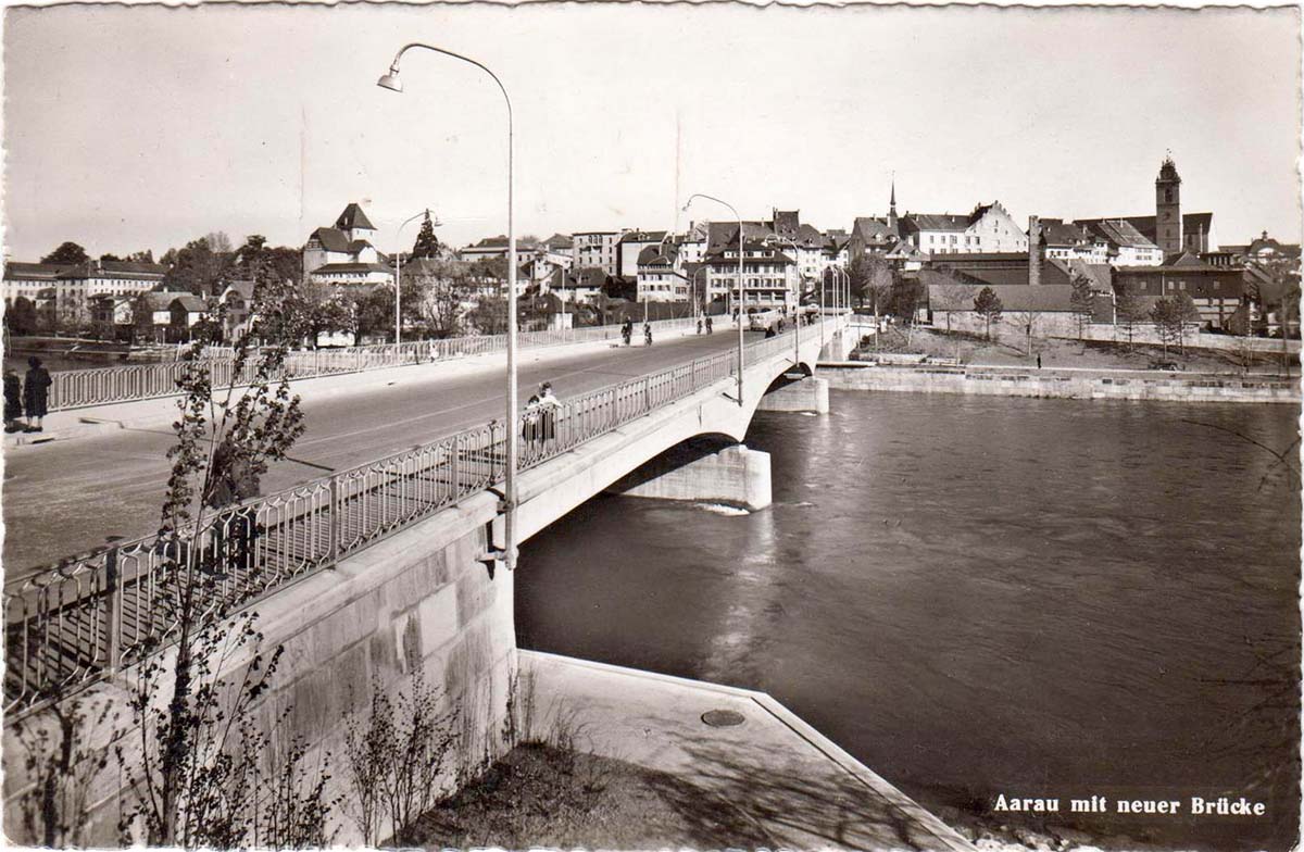 Aarau mit neuer Brücke