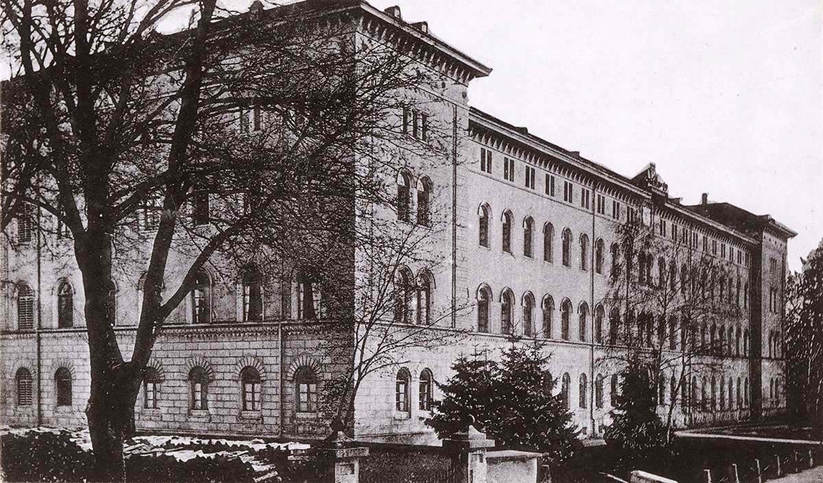 Aarau. Infanterie Kaserne, um 1890