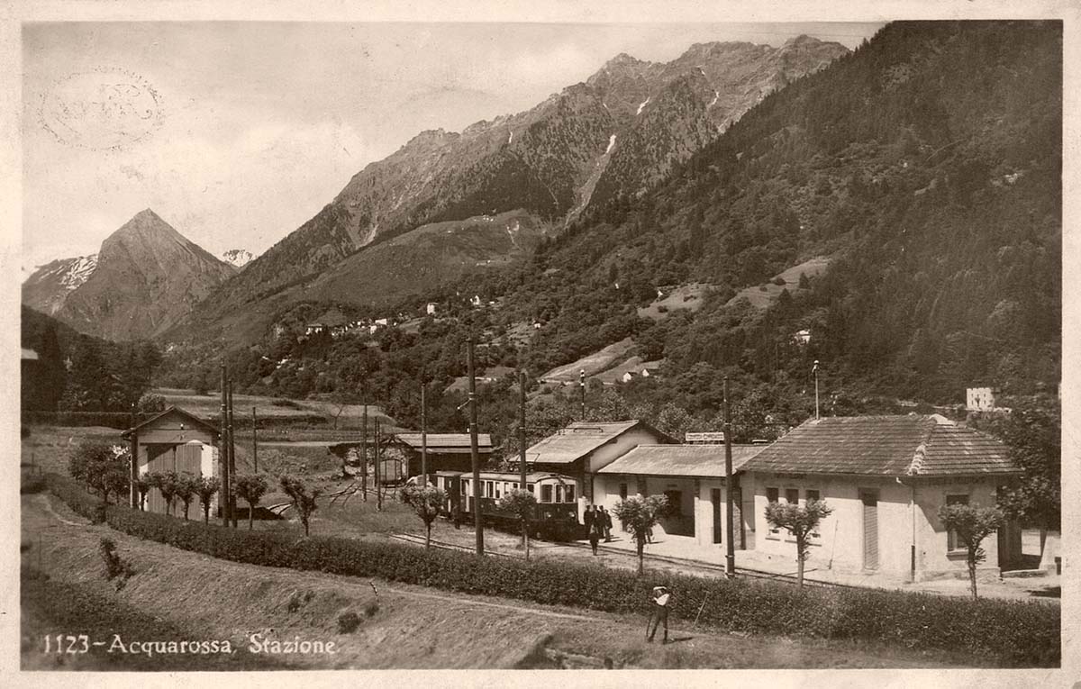 Acquarossa. Bahnhof, 1926