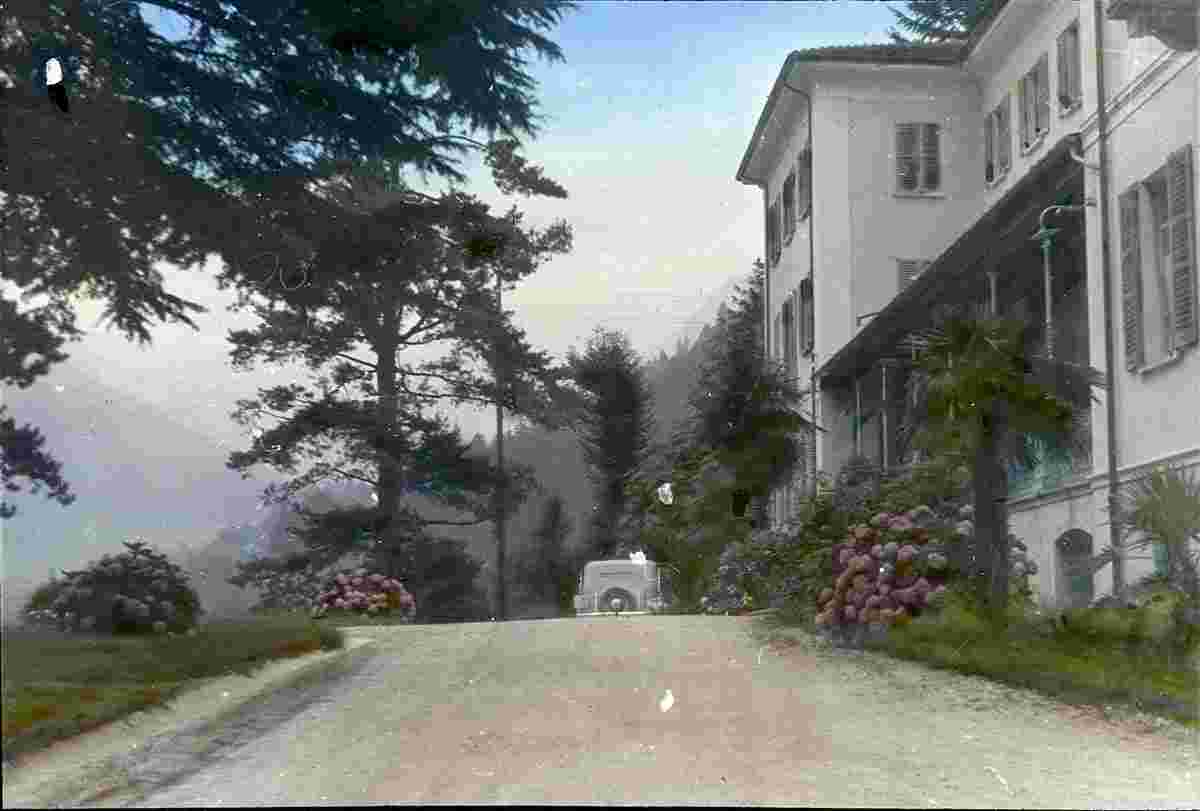 Acquarossa. Hôtel Terme von Süden, 1948