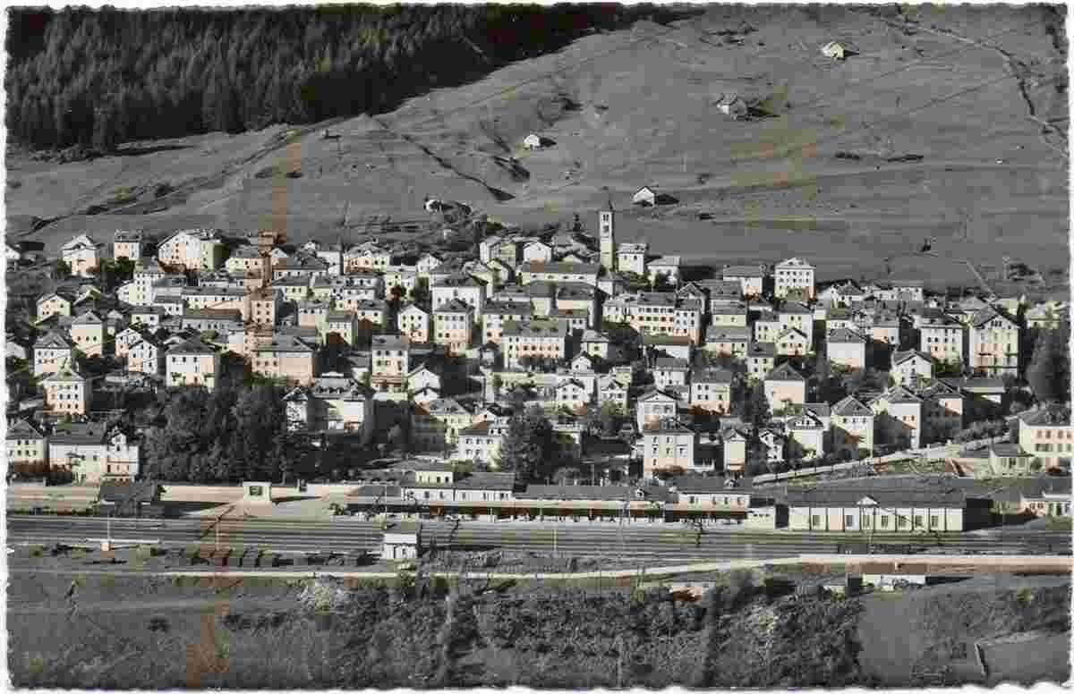 Airolo. Gotthardbahn - Bahnhof, 1950