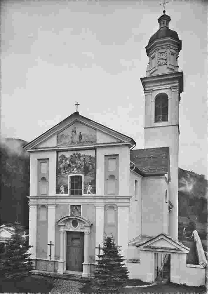 Albula / Alvra. Tiefencastel - Kirche