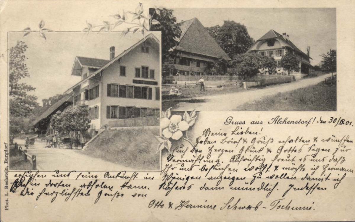 Panorama von Alchenstorf, 1901