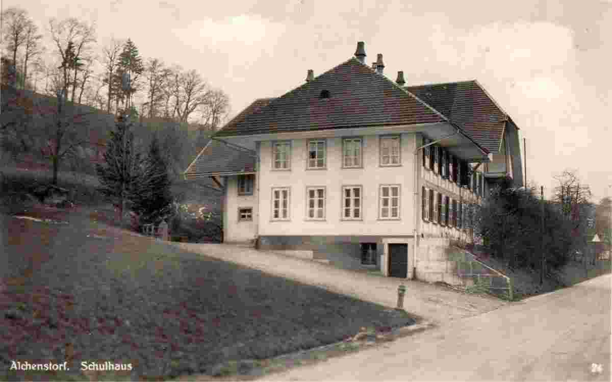 Alchenstorf. Schulhaus, 1933