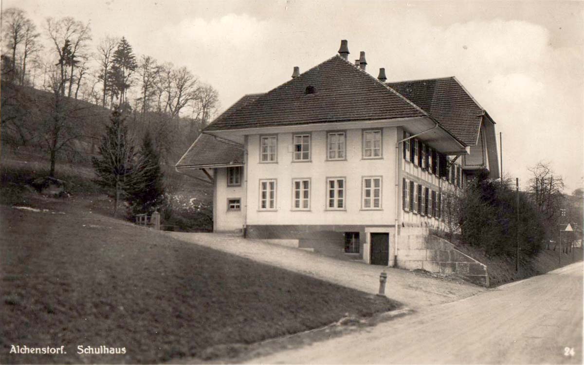 Alchenstorf. Schulhaus, 1933
