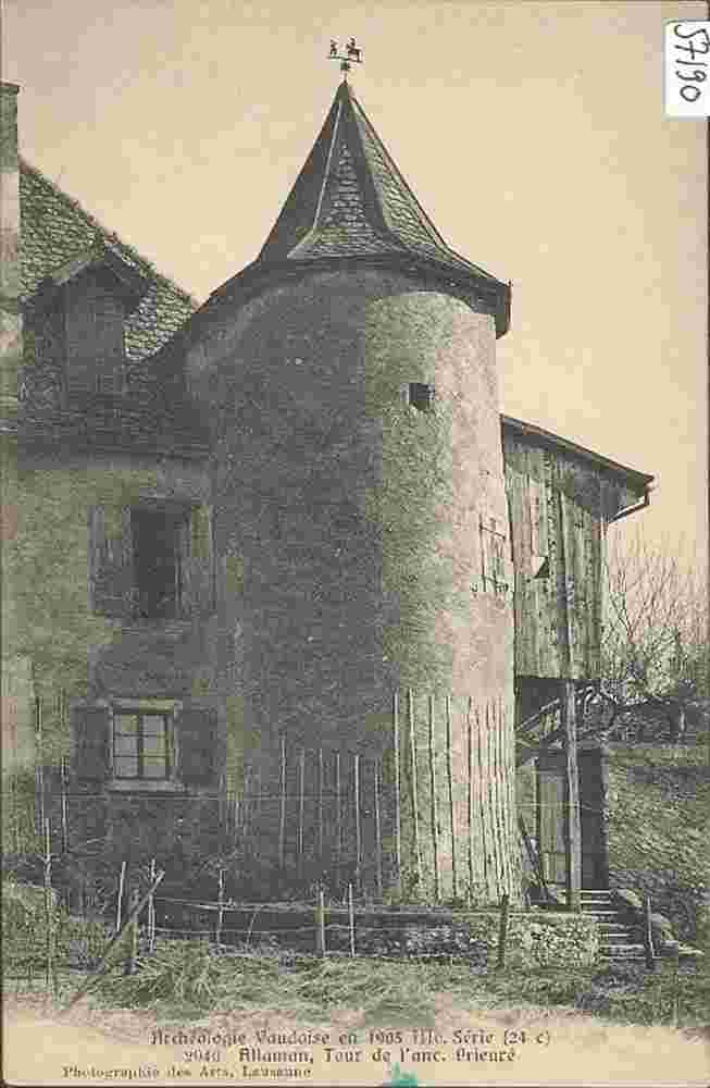 Allaman. Tour de l'ancien Prieuré, 1901
