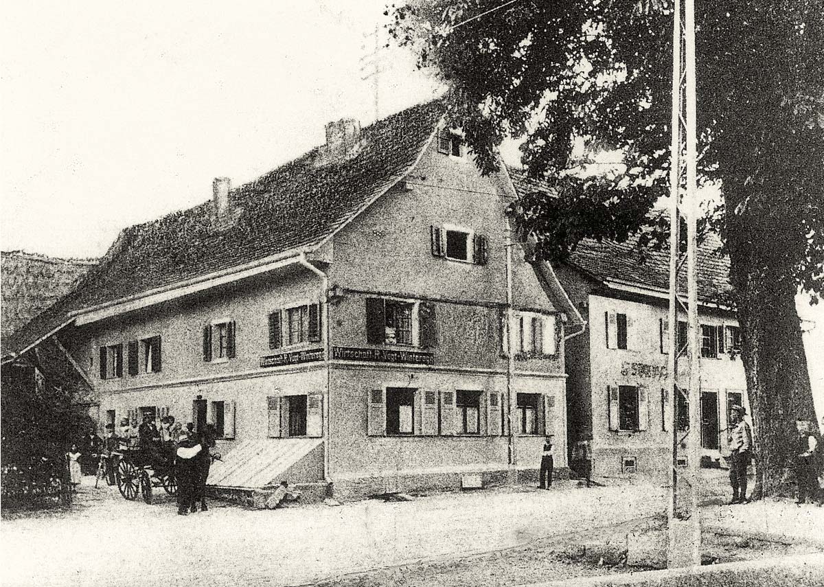 Allschwil. Restaurant Landhuus, 1905