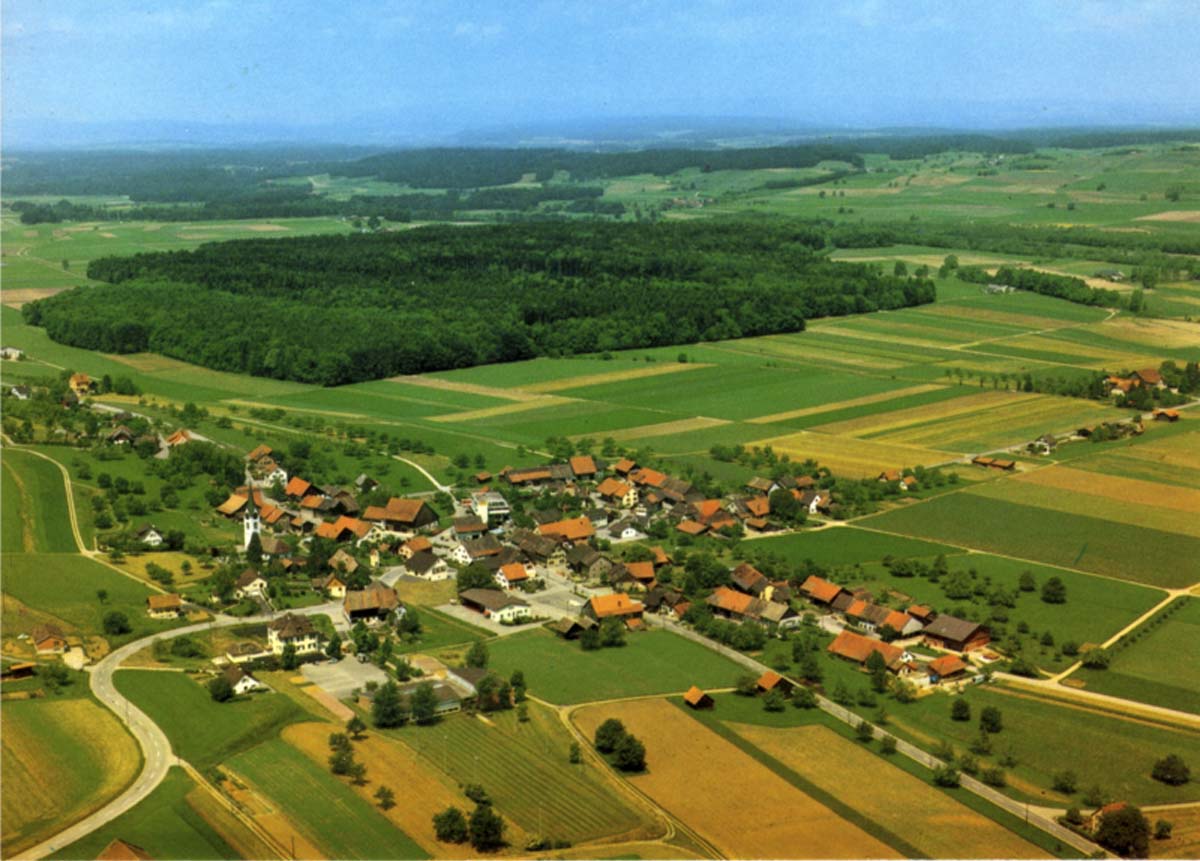 Panorama von Altikon um 1970