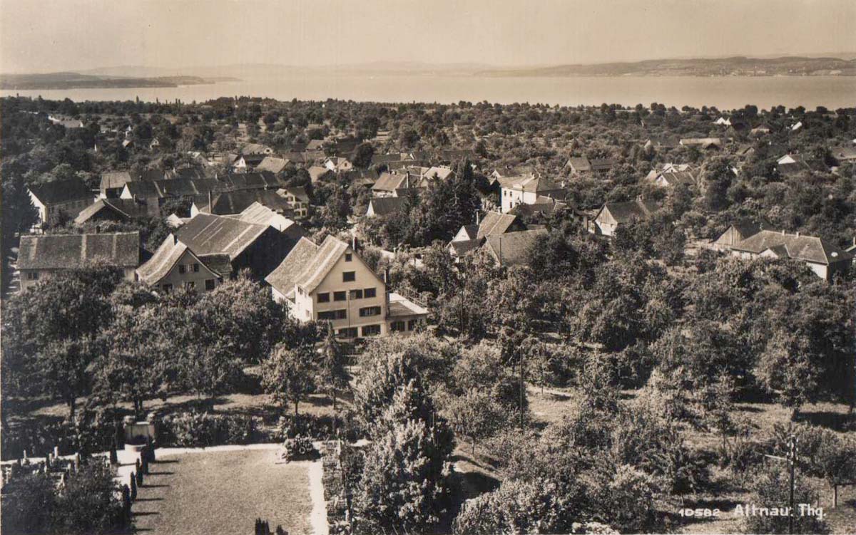 Altnau. Panorama von Altnau, 1940