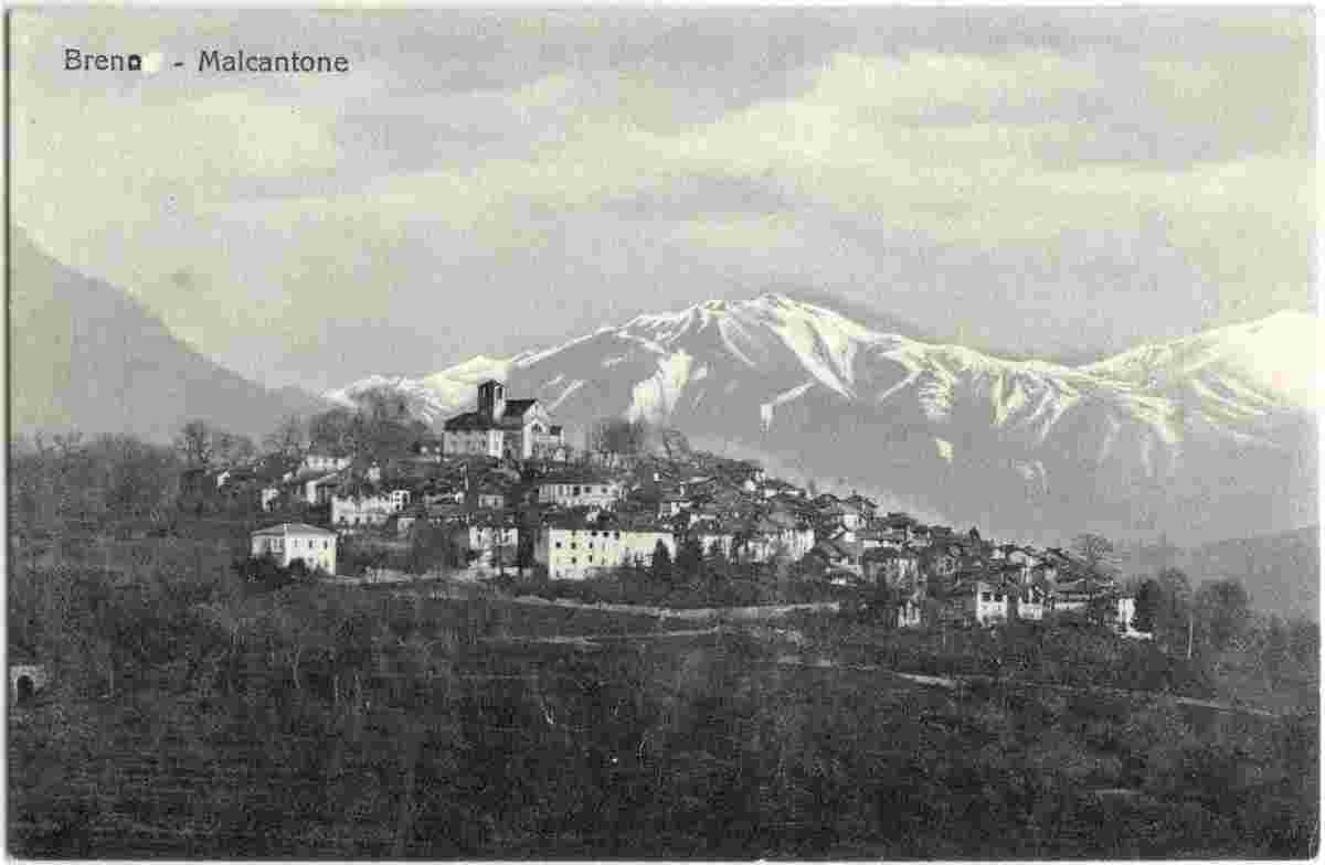 Alto Malcantone. Panorama von Breno