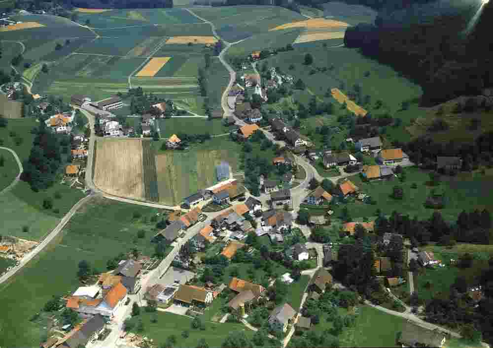 Ammerswil. Panorama von Dorfzentrum