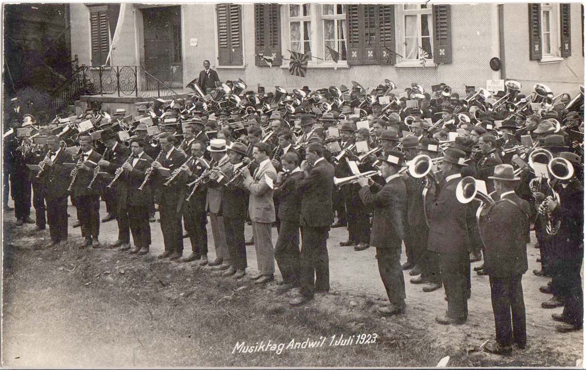 Andwil SG. Musiktag 1. Juli 1923