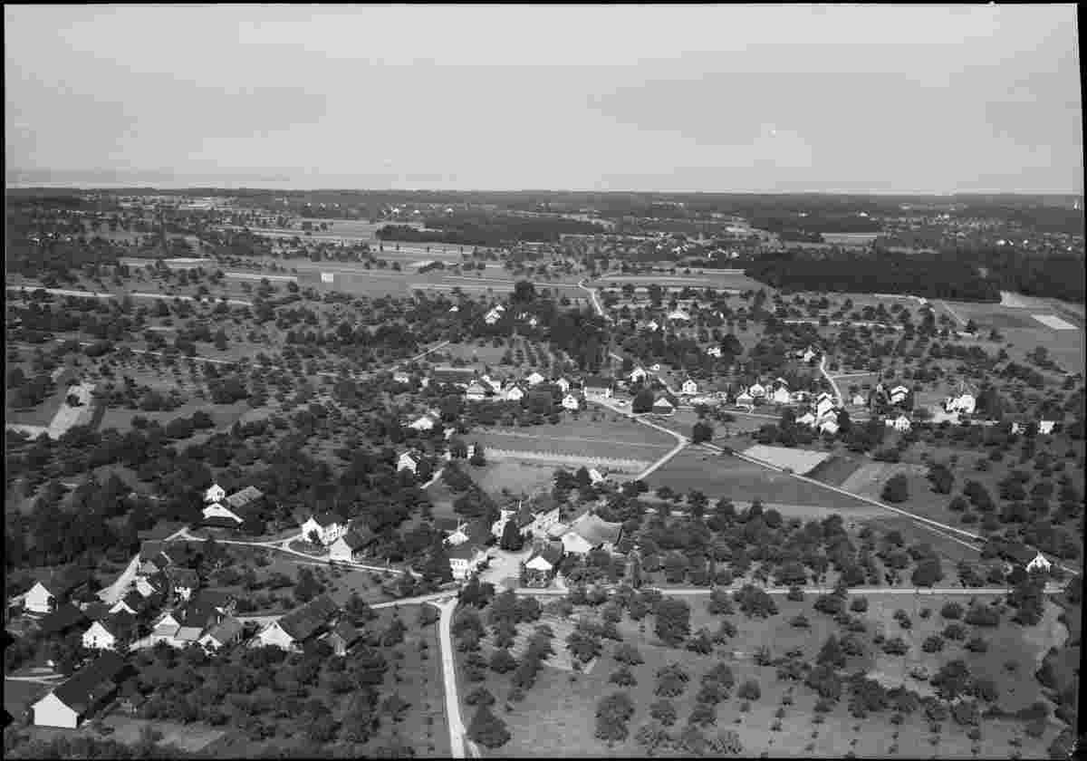 Andwil. Panorama von Andwil, 1954