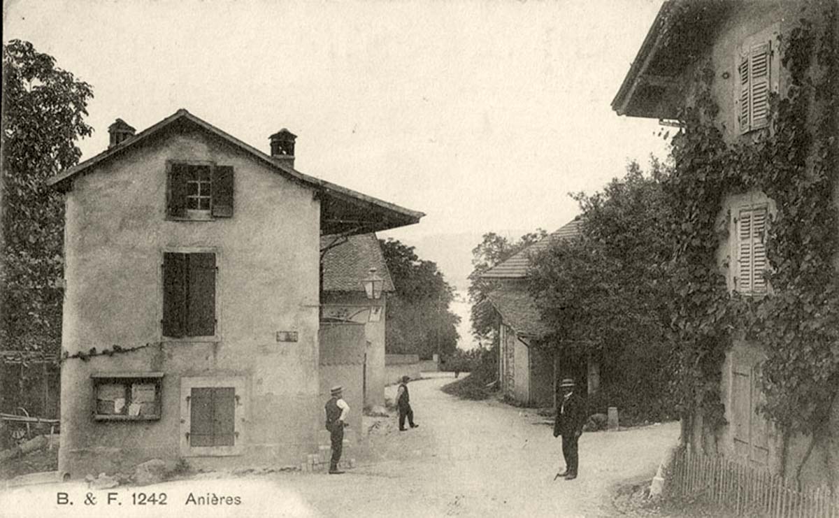 Anières. Dorfstraße