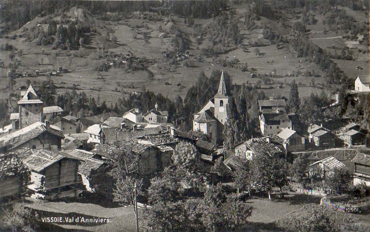 Anniviers. Val d’Anniviers - Vissoie, 1944