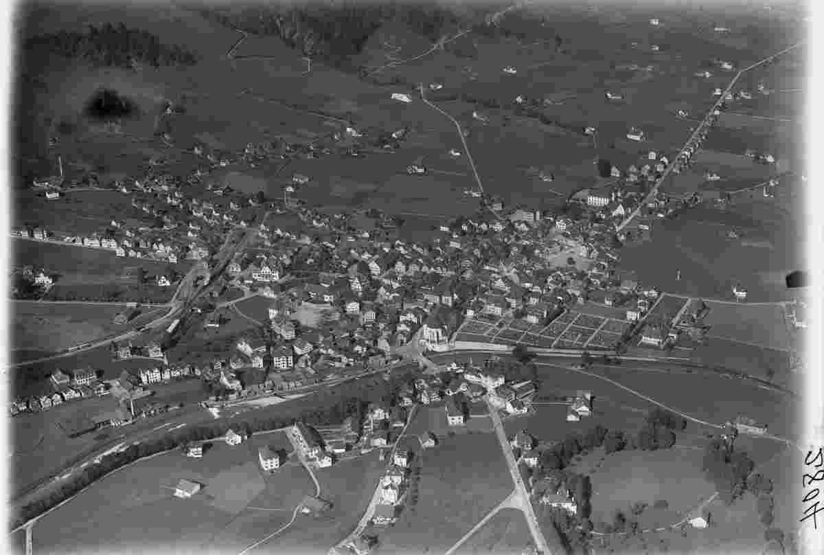Appenzell. Übersicht aus 400 m, 1922