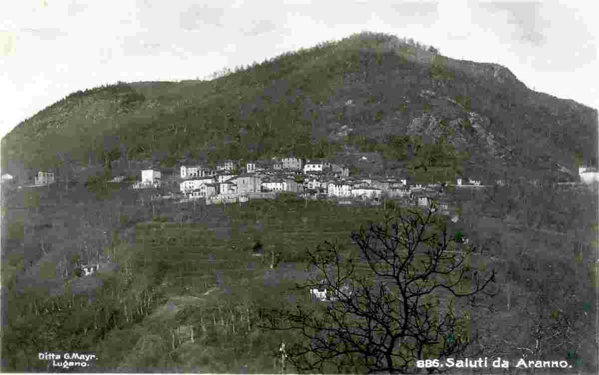 Panorama von Aranno, 1942