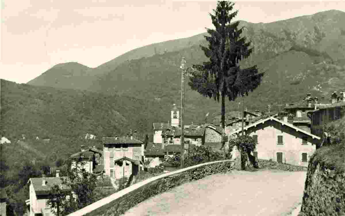 Panorama von Aranno, 1951