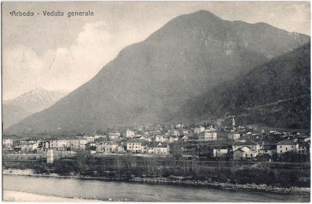 Arbedo-Castione. Arbedo - Veduta generale, 1915