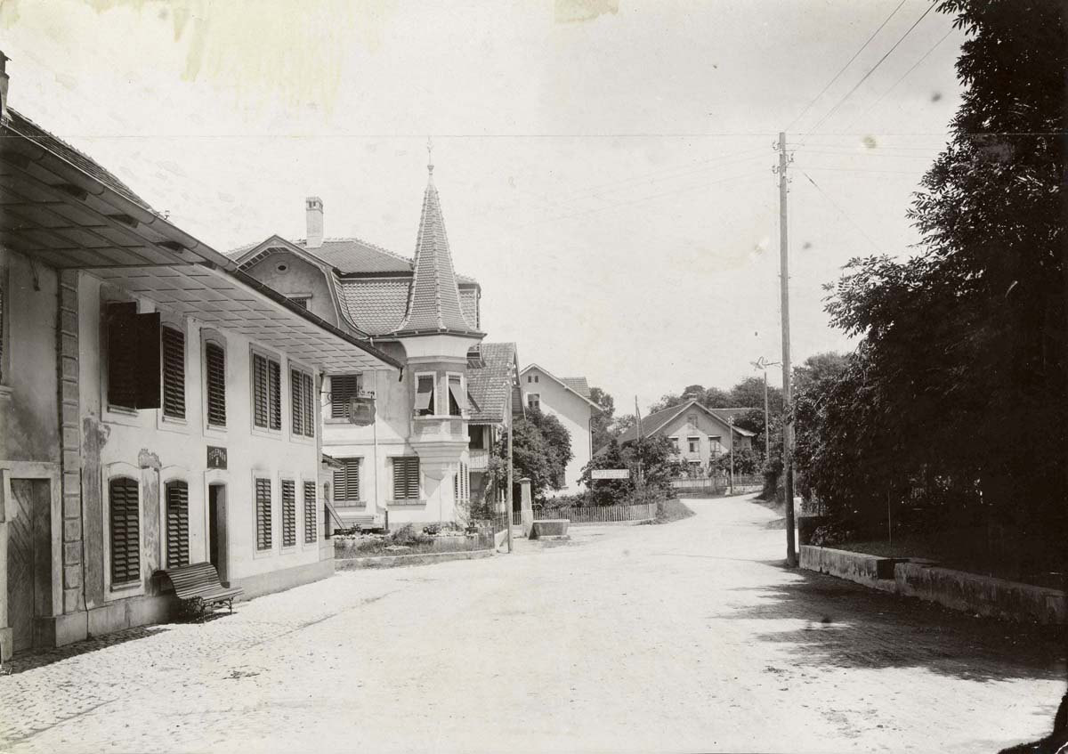 Arch. Panorama von Dorfstraße, um 1910
