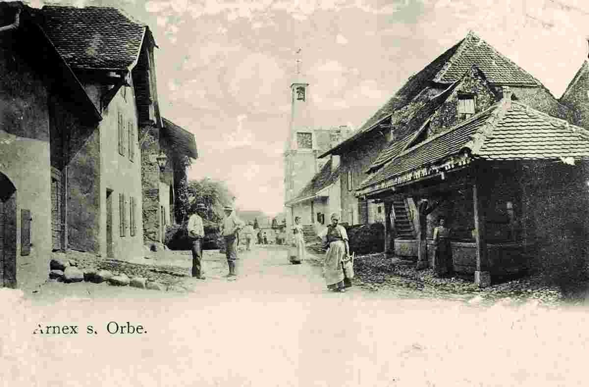 Arnex-sur-Orbe. Grand'rue