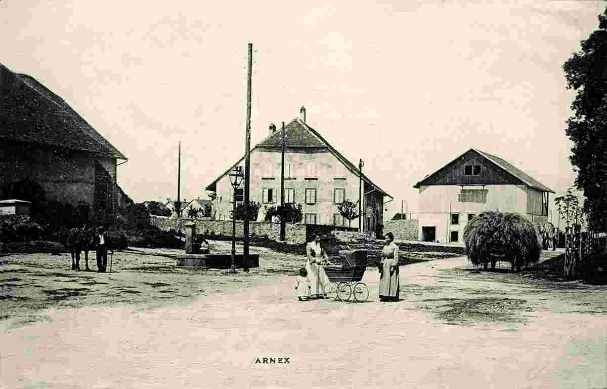 Arnex-sur-Orbe. La place, 1904