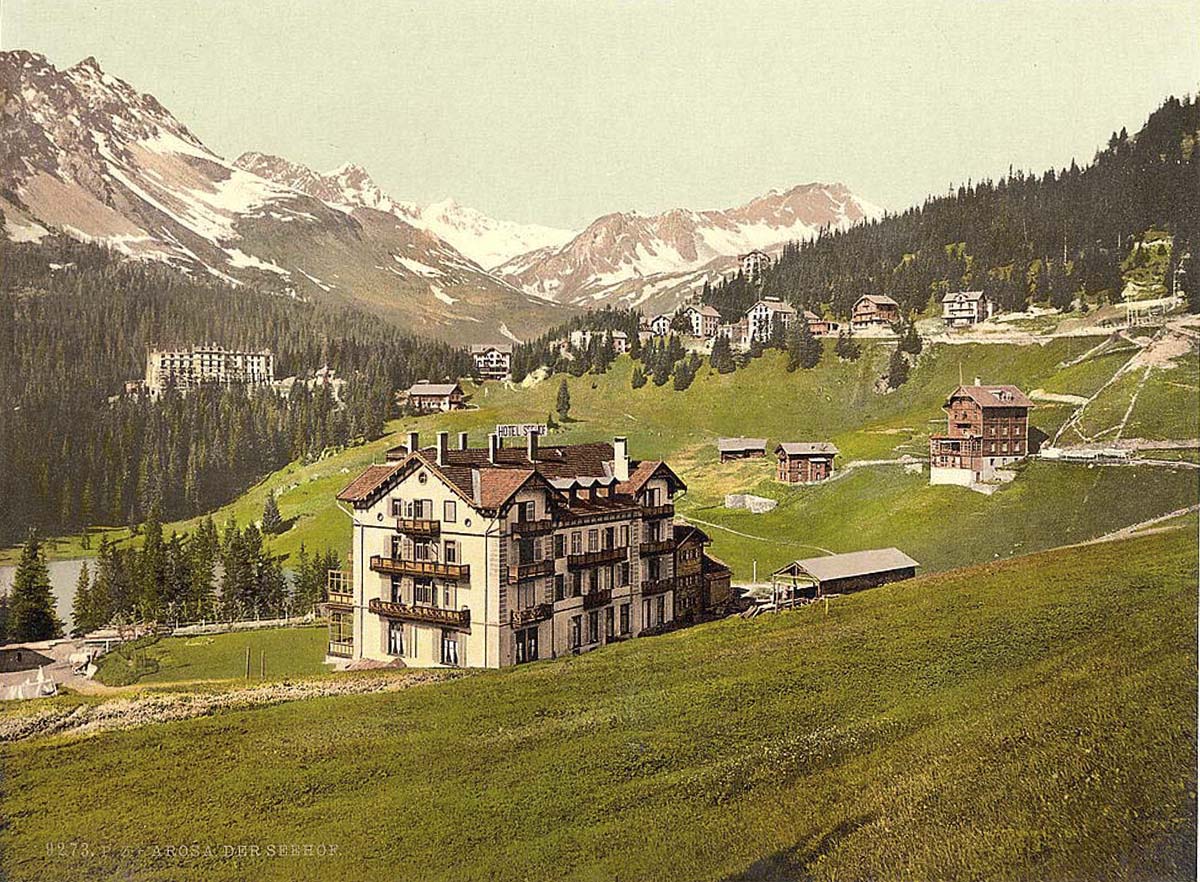 Arosa. The Seehof, Grisons, um 1890