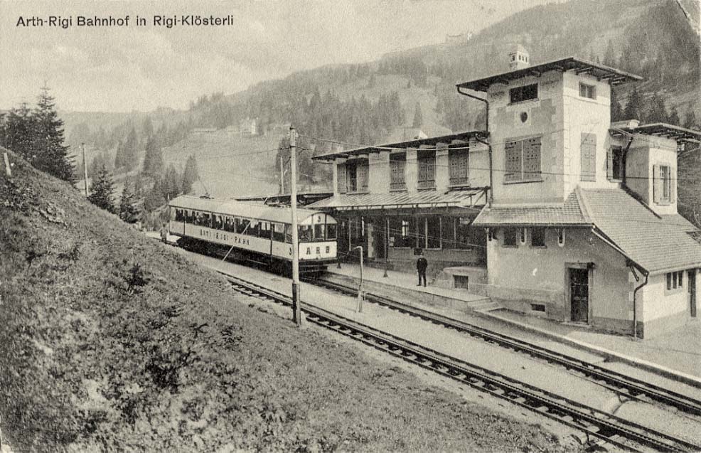 Arth-Rigi Bahnhof in Rigi-Klösterli
