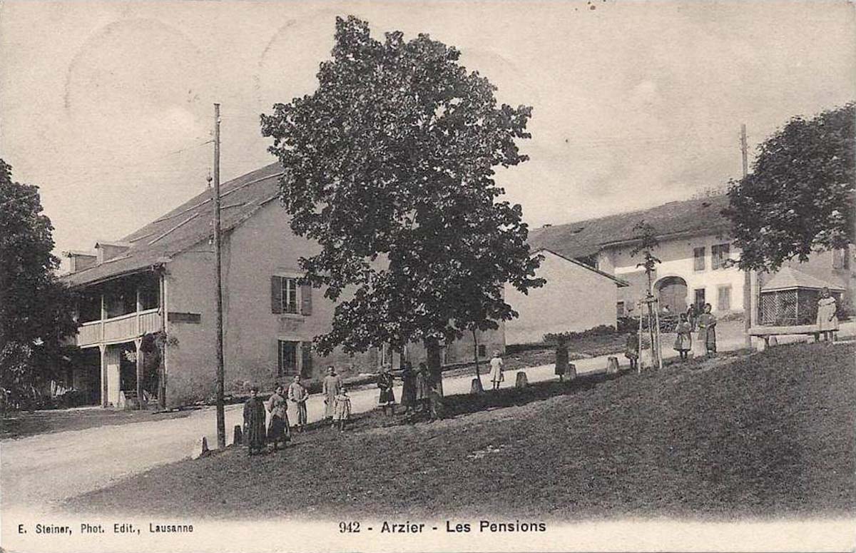 Arzier-Le Muids. Arzier - Les Pensions, 1908