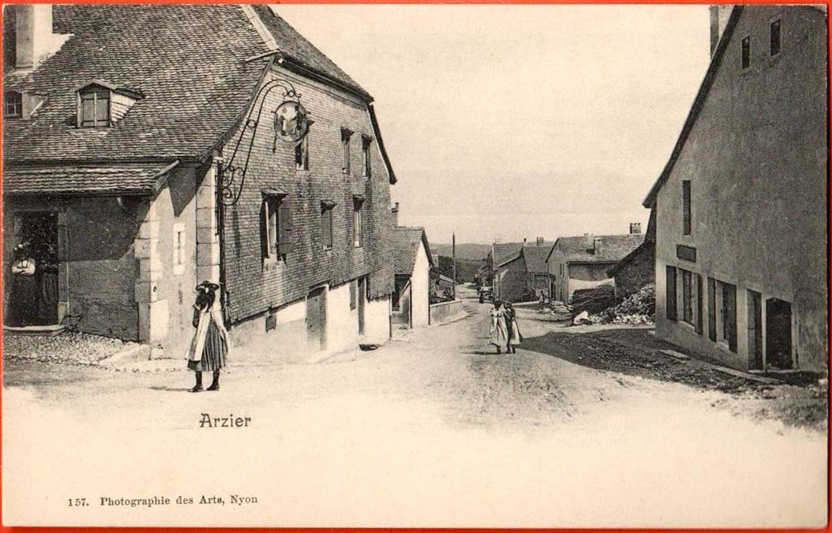Arzier-Le Muids. Arzier - Vue générale du village - Gesamtansicht des Dorfes