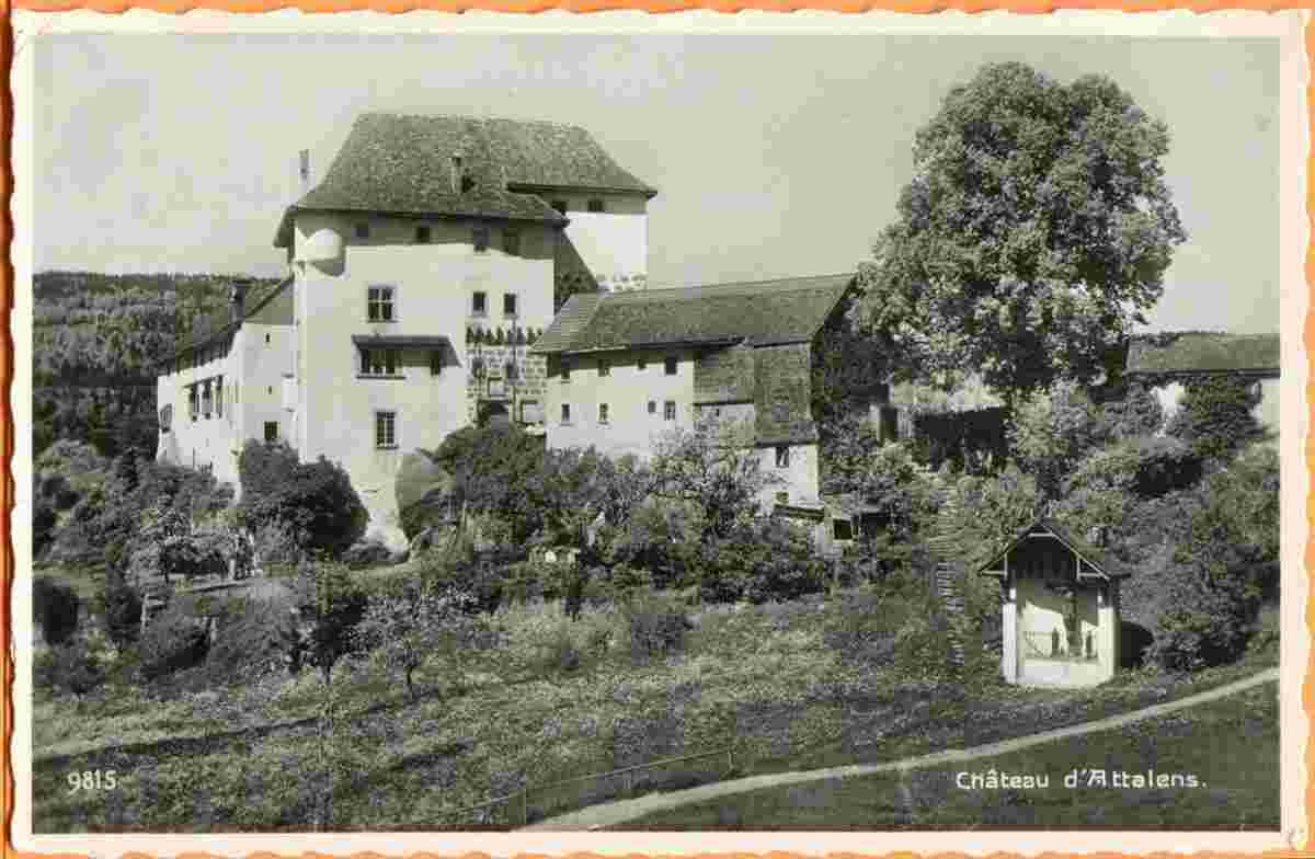 Le Château d'Attalens, 1938