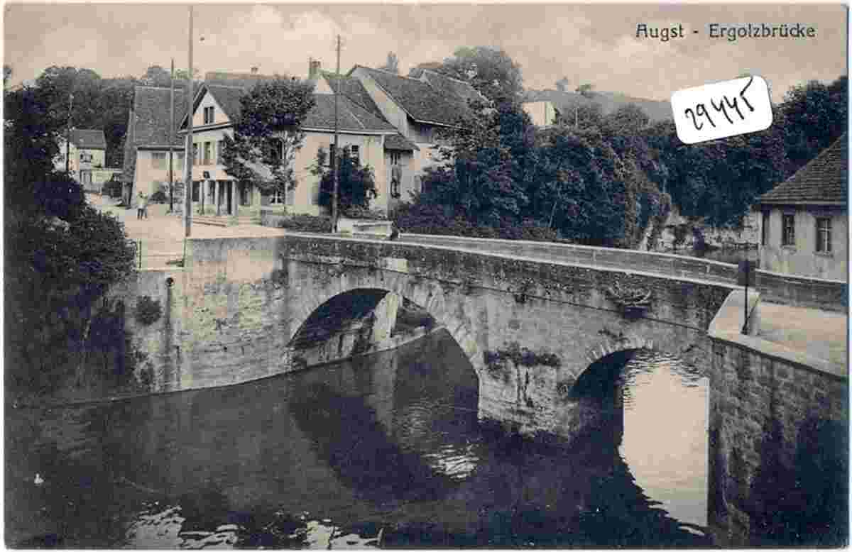 Augst. Ergolzbrücke, 1919