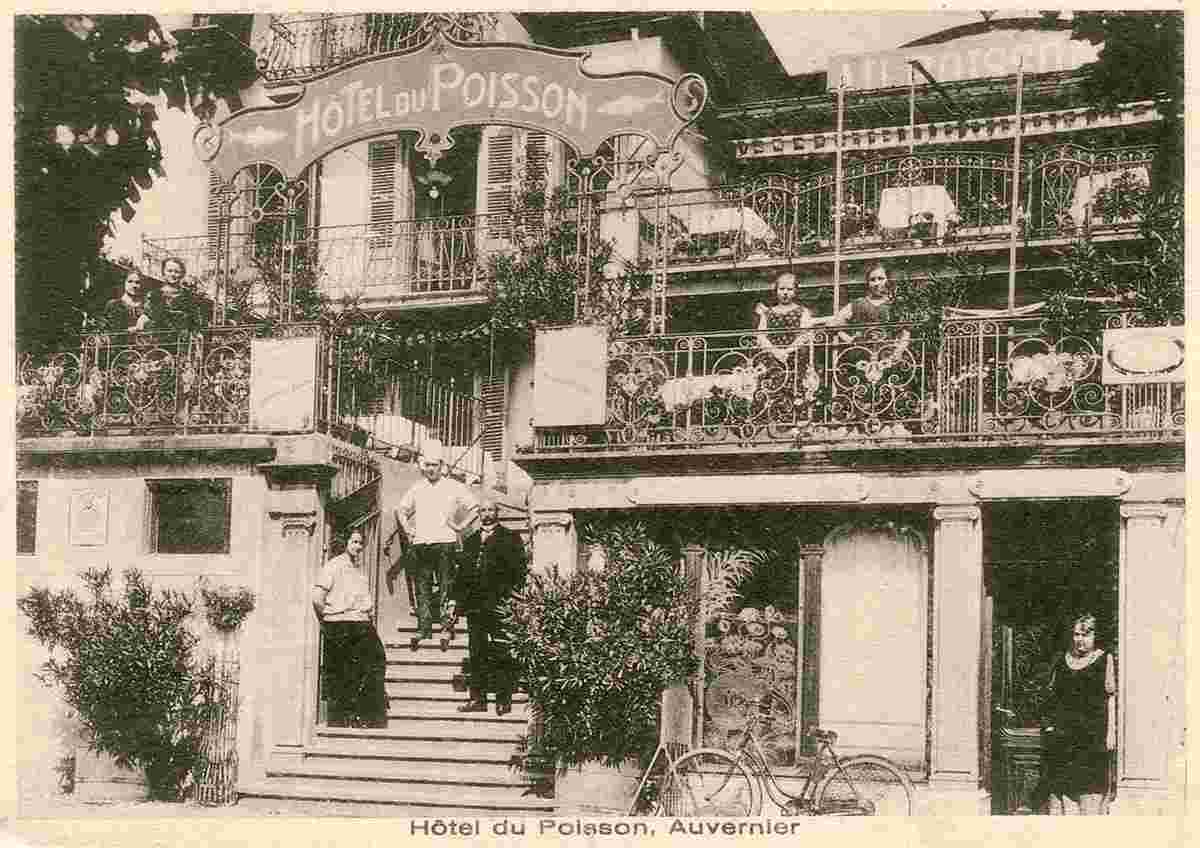 Auvernier - Hôtel du Poisson, 1929