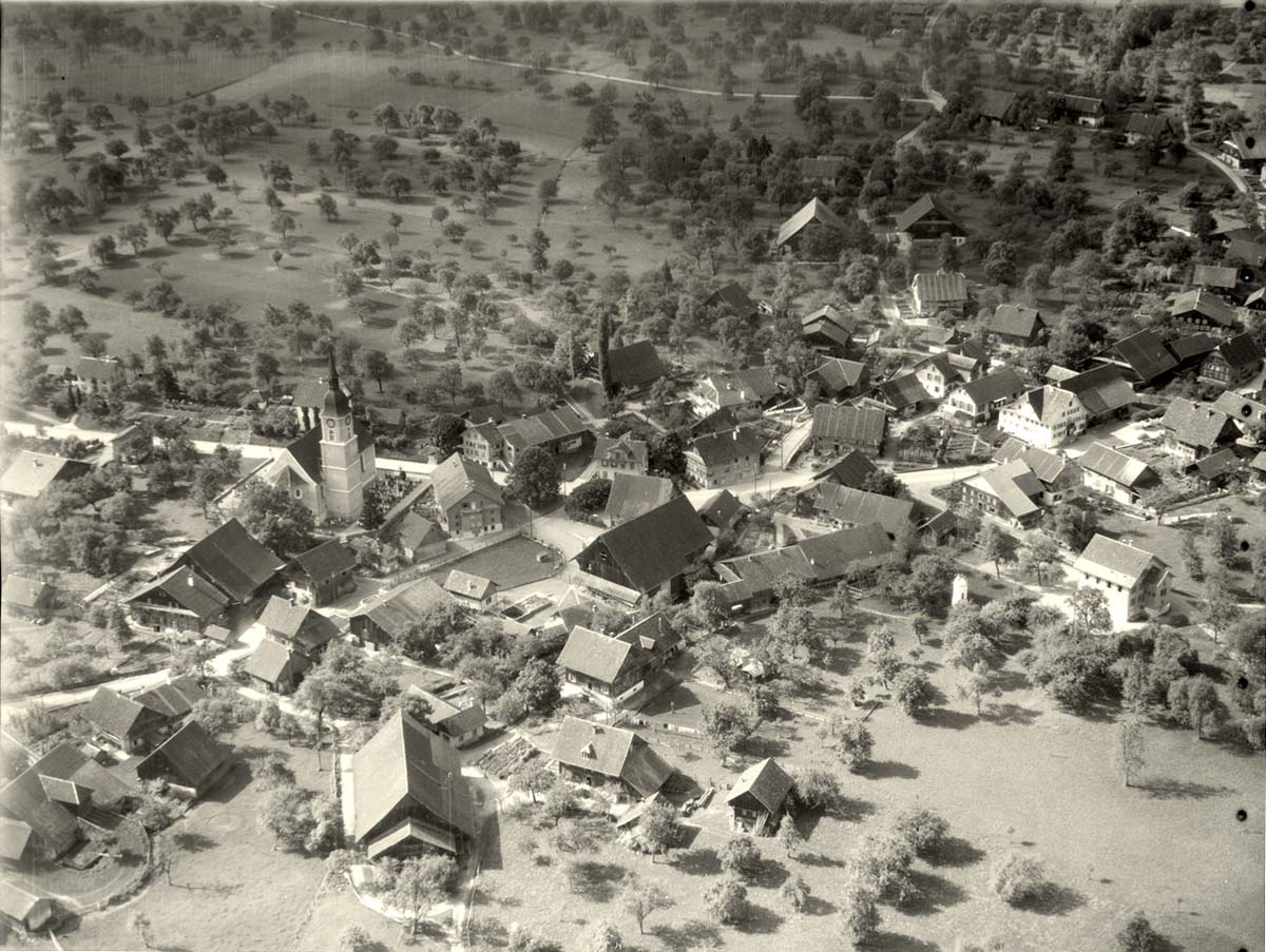 Panorama von Auw, 1935