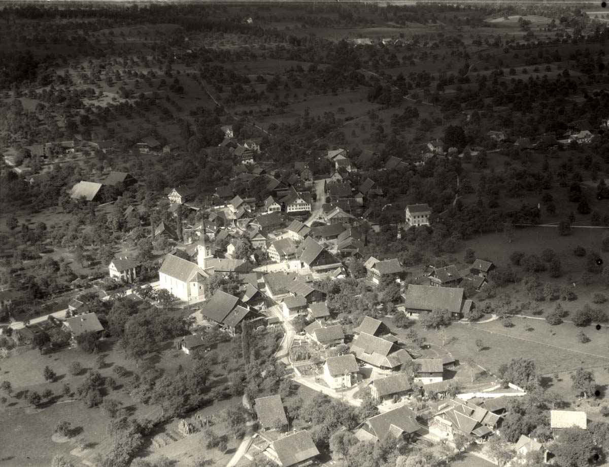 Panorama von Auw, 1935