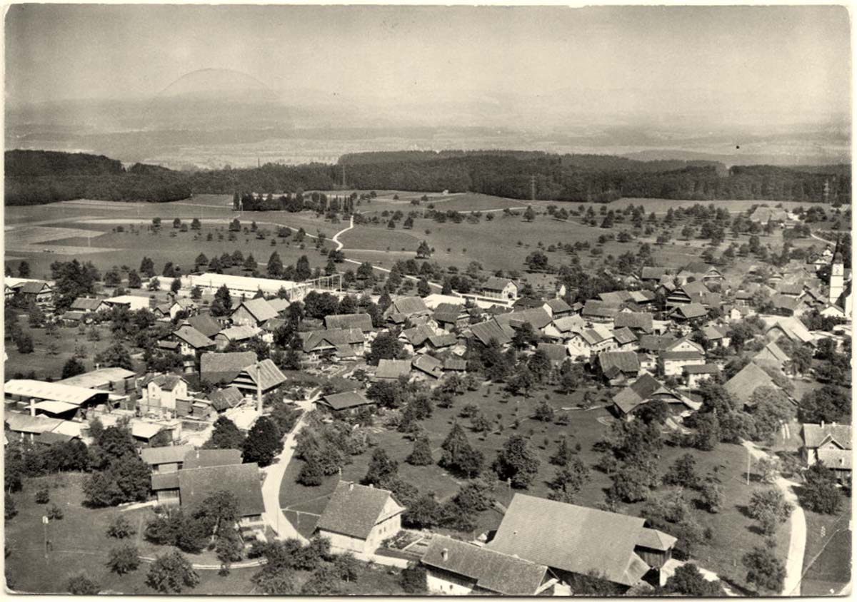 Panorama von Auw, 1971