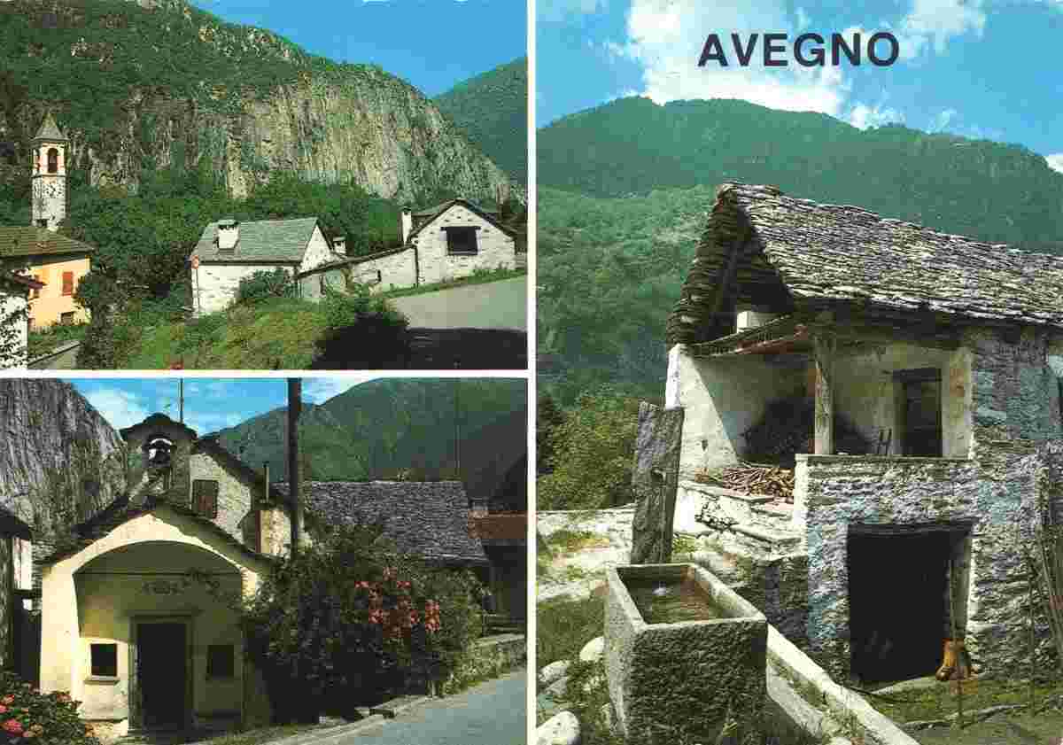 Avegno Gordevio. Avegno - Multi Panorama, 1983