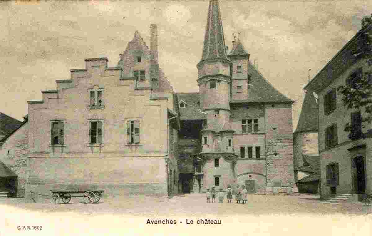 Avenches. Entrée du Château
