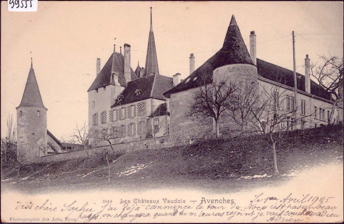 Avenches. Le Château, 1905
