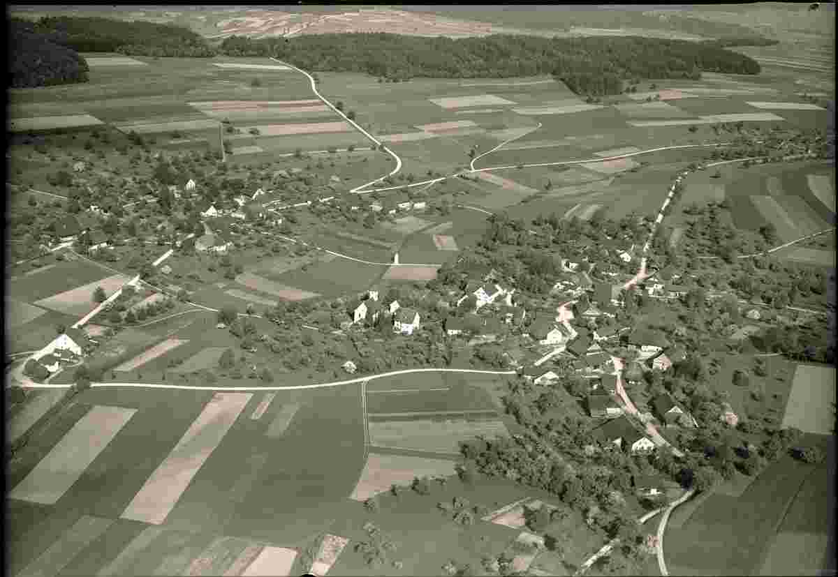 Bachs. Panorama von Bachs, 1950