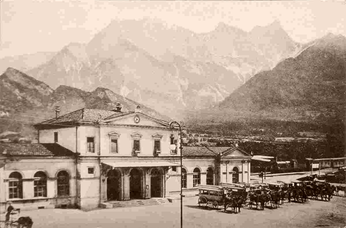 Bad Ragaz. Bahnhof, 1930