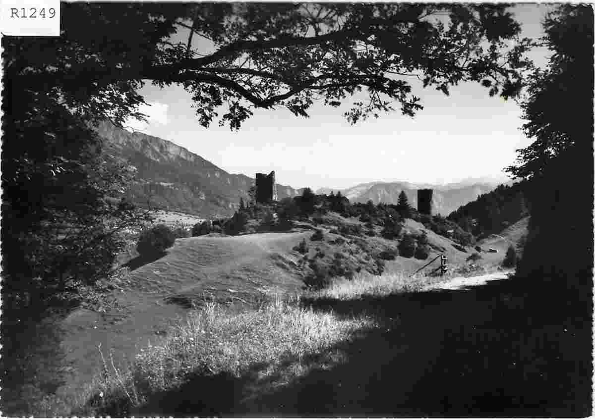 Bad Ragaz. Ruine Freudenberg, 1961