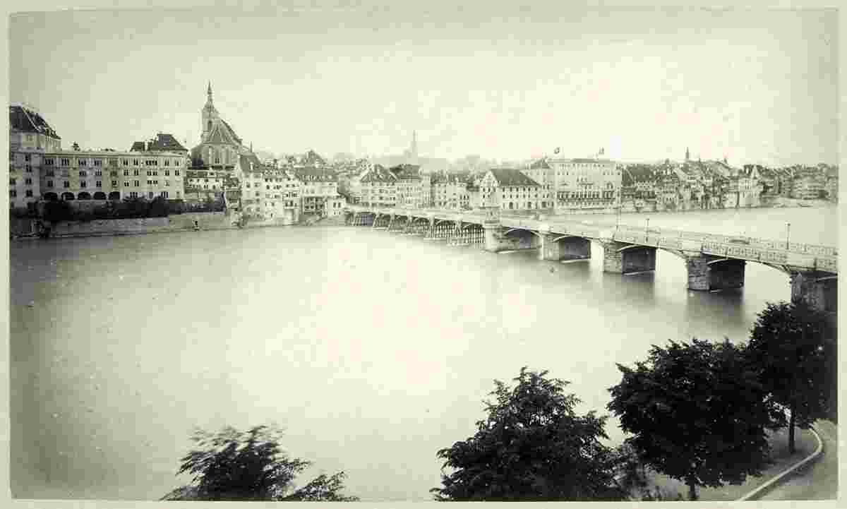 Basel. Die Rheinbrücke