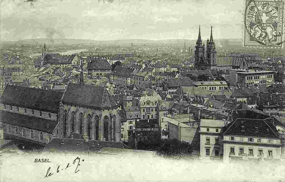 Basel. Panorama der Stadt