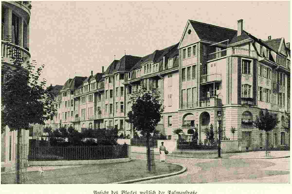 Basel. Wohnhäuser an der Palmenstraße