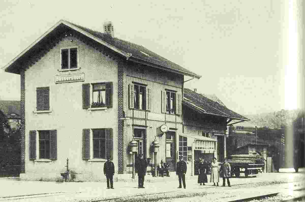 Bassersdorf. Bahnhof, 1920
