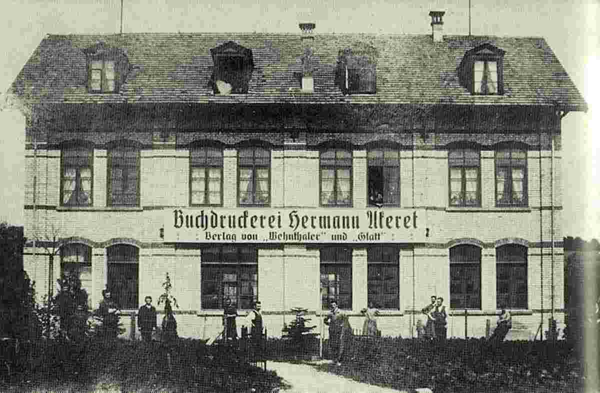 Bassersdorf. Buchdruckerei Hermann Akeret