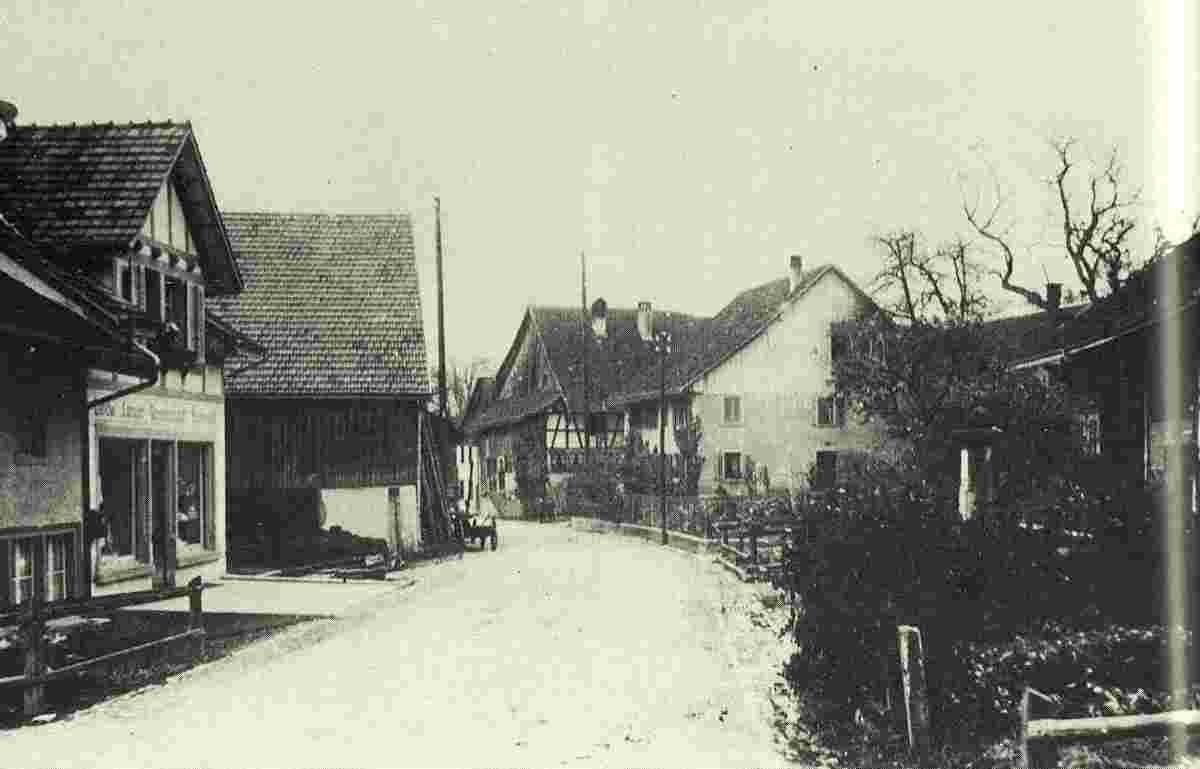 Bassersdorf. Klotenerstraße, um 1915