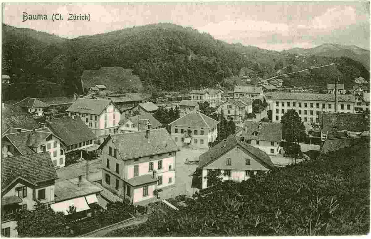 Panorama von Bauma, 1913