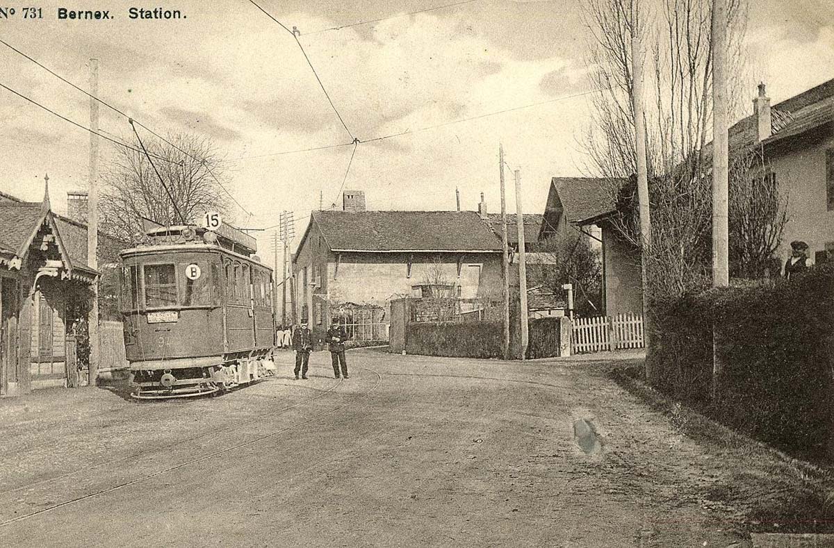 Bernex. La Station, um 1910
